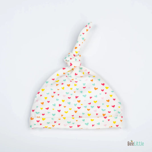 BeeLittle White Cap-Colors of Love-Organic Cotton-For Infants