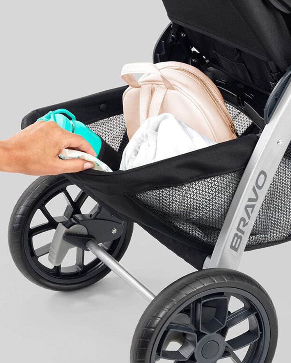 chicco bravo stroller india Chicco Bravo Quick Fold Baby Stroller-3 Positions Adjustable Parent Handle Bar-One Hand Fold-With Parent & Child Tray-6 Months Warranty-Pram for 0 to 4Y (Upto 22 Kg)-Black-Extra 5% Off – duckduckbaby