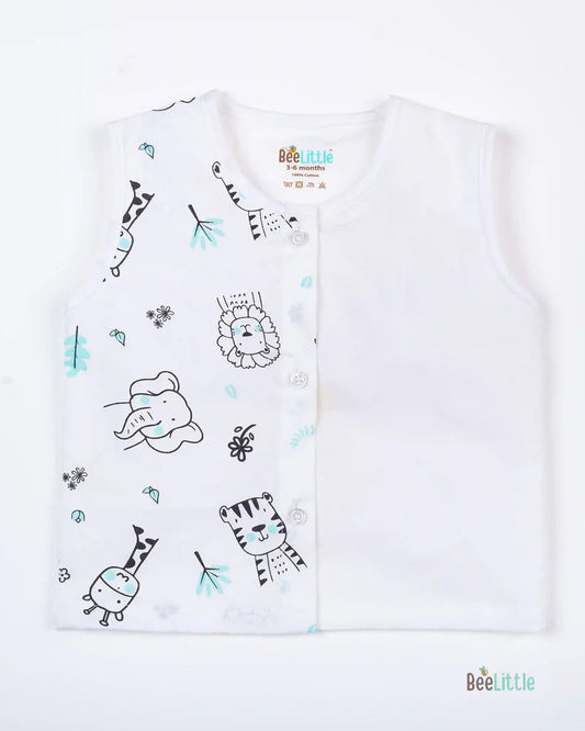 BeeLittle White Jhabla-Into the Jungle-Organic Cotton-For Infants