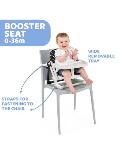 Chicco Chairy Booster Seat-Converts to Chair-4 Height Adjustments-6M to 3Y (Upto 15Kg)-Sweet Dog