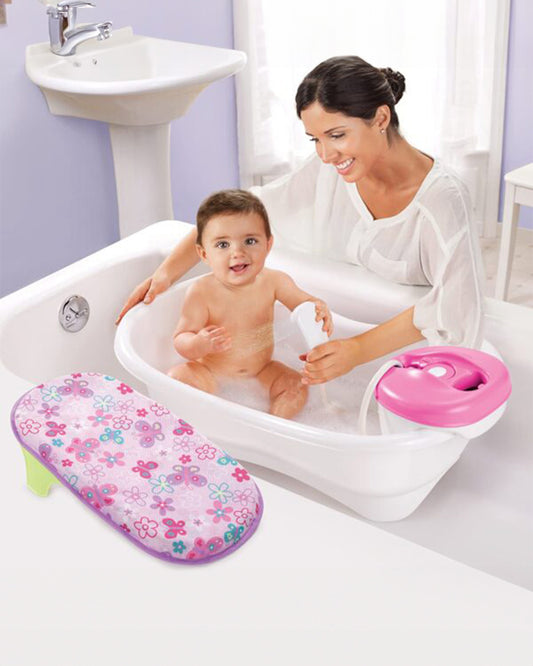 Summer Infant Newborn-To-Toddler Baby Bath Tub-With Shower Centre-0 to 12M-Pink