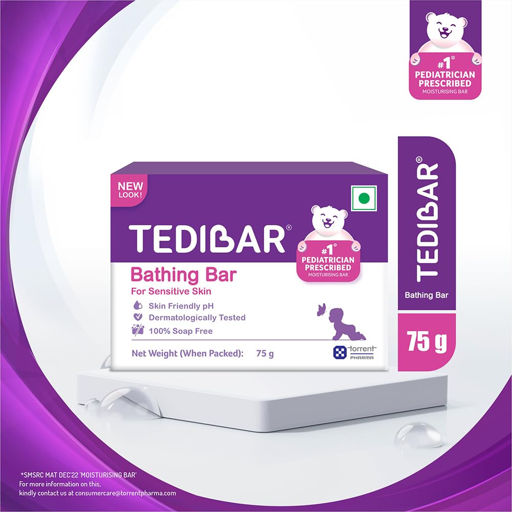 Tedibar Moisturising Baby Soap Bar-75 g-Extra 5% Off – duckduckbaby