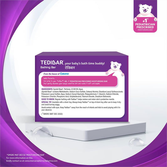 Tedibar Moisturising Baby Soap Bar-75 g