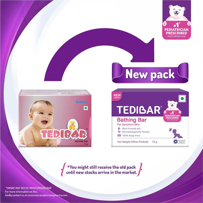 Tedibar Moisturising Baby Soap Bar-75 g