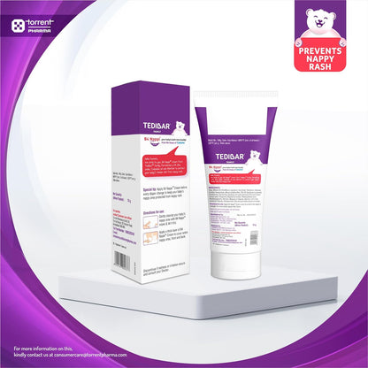 Tedibar B4 Nappi Diaper Rash Cream-With Calendula Oil & Allantoin