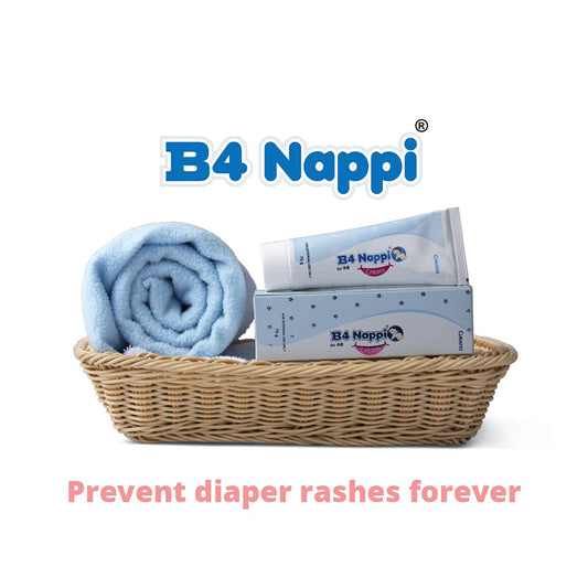 Tedibar B4 Nappi Diaper Rash Cream-With Calendula Oil & Allantoin