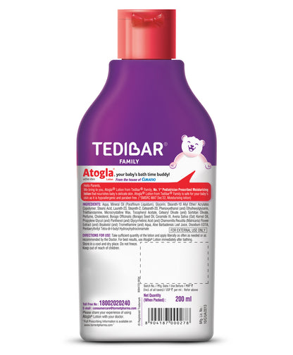 Tedibar Atogla Baby Lotion-With Ceramides & Oat Lipids