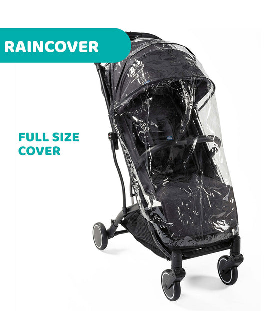 Chicco TrolleyMe Lightweight Baby Stroller-Travel Friendly-One Hand Fold-Pram for 0M+ (Upto 15 Kg)-Stone Black