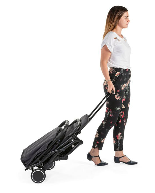 Chicco TrolleyMe Lightweight Baby Stroller-Travel Friendly-One Hand Fold-Pram for 0M+ (Upto 15 Kg)-Stone Black