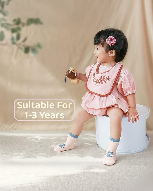 Youstylo Multicolored Socks-Fruits Printed-Cotton-Pack of 5-For Infants