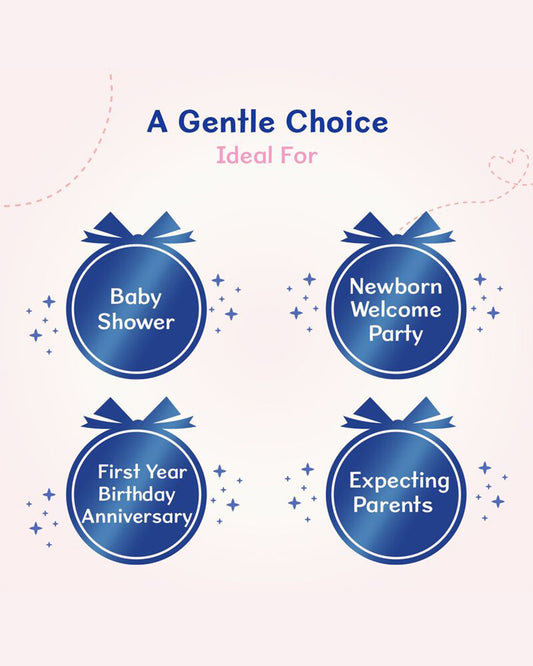 Chicco Baby Caring Purple New Born Gift Set-Pack Of 7-Gift For Baby Shower & Baby Birthday