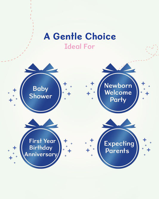 Chicco Baby Delight Beige New Born Gift Set-Pack Of 8-Gift For Baby Shower & Baby Birthday