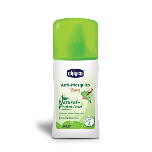 Chicco Baby Mosquito Repellant Combo-Fabric Roll-On (8 ml) & Spray (100 ml)-Natural Protection for Infants