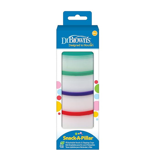 Dr. Brown's Snack-A-Pillar Dipping Cups-Multicolor