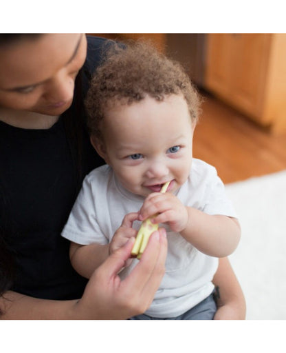 Dr. Brown's Infant-To-Toddler Training Baby Toothbrush-0 to 3 Yr-Yellow Giraffe