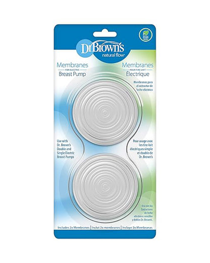 Dr. Brown's Membranes For Electric Breast Pump-White-Pack of 2