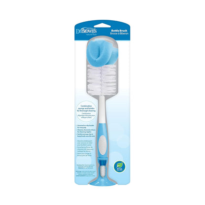 Dr. Brown's Bottle & Nipple Cleaning Brush-Anti Slip Handle-Blue