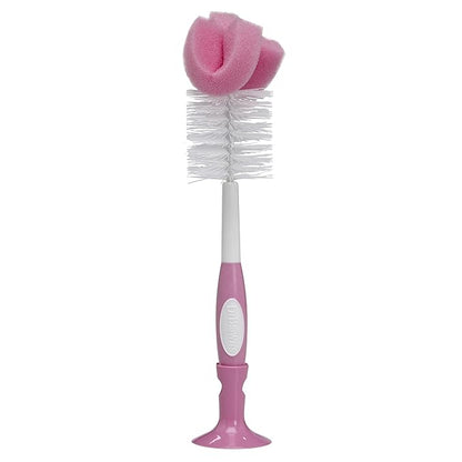 Dr. Brown's Bottle & Nipple Cleaning Brush-Anti Slip Handle-Pink