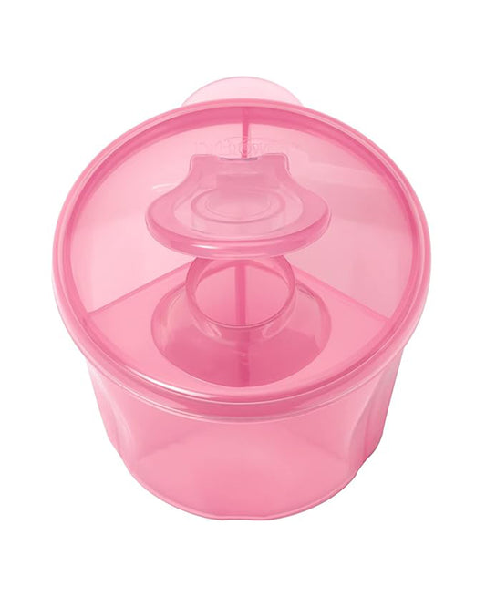 Dr. Brown's Milk Powder Dispenser-With Easy Pour Spout & Secure Snap On Lid-Pink