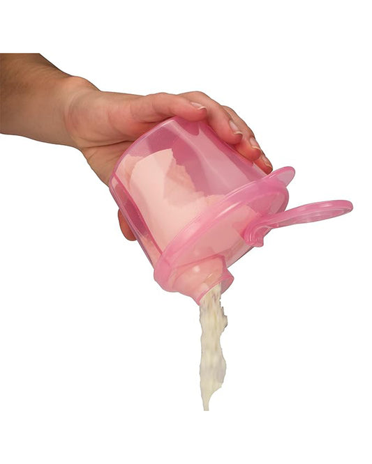 Dr. Brown's Milk Powder Dispenser-With Easy Pour Spout & Secure Snap On Lid-Pink