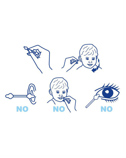 Chicco 100% Soft Cotton Buds With Ear Drum Protection For Infants-Pack of 90