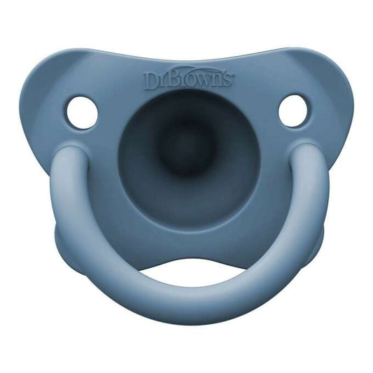 Dr. Brown's Happy Paci-One Piece Soother-Blue-Pacifier