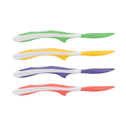 Dr. Brown's Soft Tip Flexible Spoons-Long Handle-Multicolor-Pack of 4-For Infants