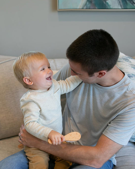 Dr. Brown's Wooden Soft & Safe Baby Brush & Comb-0 to 24M