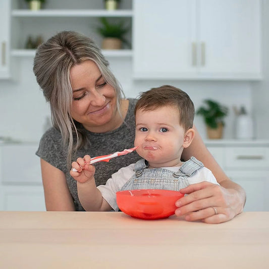 Dr. Brown's Weaning Toddler Tumblers Scoop-A-Bowl-Microwave Safe & BPA Free-Multicolor