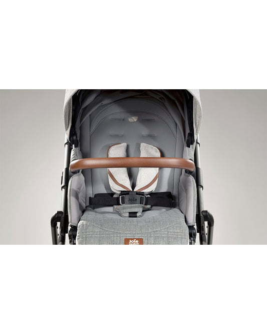 Joie Aeria Baby Stroller-Reversible Seat-Height Adjustable Seat-Pram for 0M+ (Upto 22 Kg)-Carbon