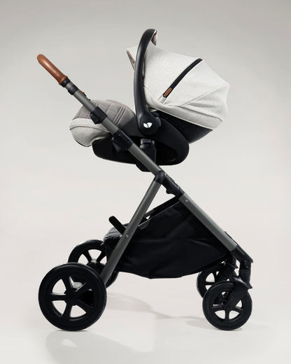 Joie Aeria Baby Stroller-Reversible Seat-Height Adjustable Seat-Pram for 0M+ (Upto 22 Kg)-Oyster