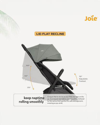 Joie Pact Pro Baby Stroller-5 Position Recline-Travel System Compatible-Pram for 0 to 4Y (Upto 22 Kg)-Abyss