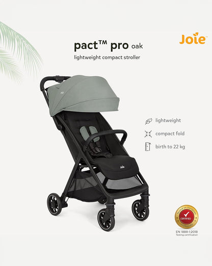 Joie Pact Pro Baby Stroller-5 Position Recline-Travel System Compatible-Pram for 0 to 4Y (Upto 22 Kg)-Abyss