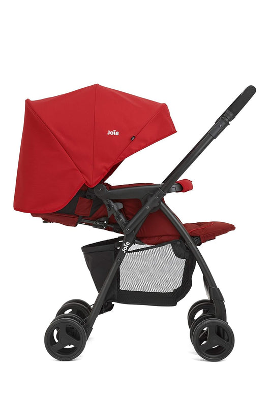 Joie Mirus Lightweight Baby Stroller-One Hand Fold-Reversible Handle-Pram for 0 to 3Y (Upto 15Kg)-Lychee