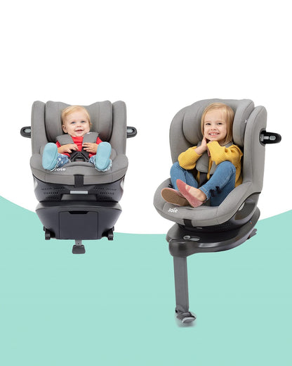 Joie i-Spin 360 Baby Car Seat-Convertible-(Front & Rear Facing)-6 Positions Recline-360 Degrees Rotation-6 Months Warranty-For 0 to 4Y (Upto 19 Kg)-Coal