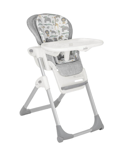 Joie Mimzy Recline High Chair-5 Position Recline-7 Height Positions-Upto 15 Kg-Wild Muted