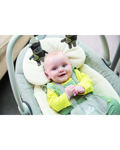 Joie Serina 2 in 1 Infant Swing & Rocker-Electric-3 Position Recline-Upto 9 Kg-Logan