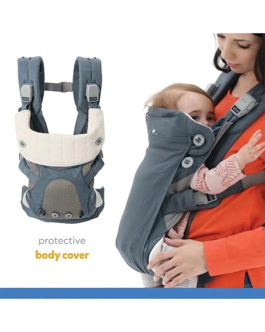 Joie Savvy Baby Carrier-4 Carry Positions-Ergonomic M Shape-For 0 to 3Y (Upto 15 Kg)-Marina