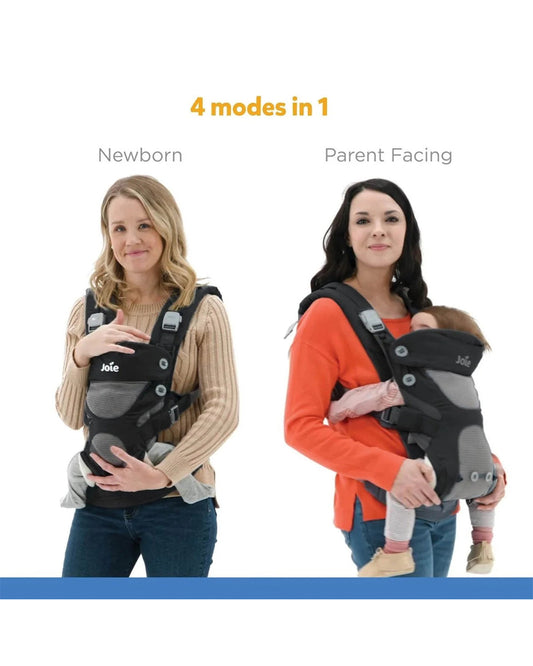Joie Savvy Baby Carrier-4 Carry Positions-Ergonomic M Shape-For 0 to 3Y (Upto 15 Kg)-Marina