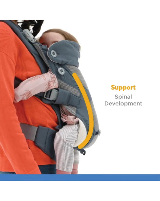 Joie Savvy Baby Carrier-4 Carry Positions-Ergonomic M Shape-For 0 to 3Y (Upto 15 Kg)-Marina