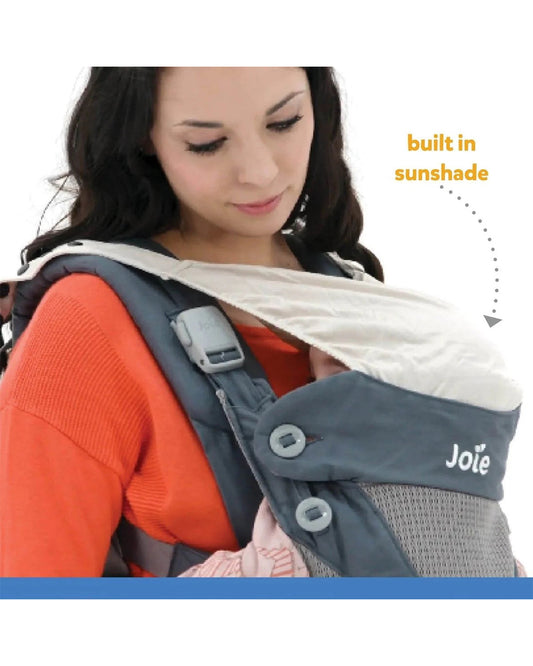 Joie Savvy Baby Carrier-4 Carry Positions-Ergonomic M Shape-For 0 to 3Y (Upto 15 Kg)-Marina