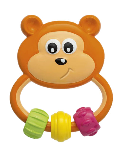 Chicco Play Set Rattle Toy-Easy to Grip-Bright Engaging Colors-Pack of 4-Gift For Baby Shower & Baby Birthday