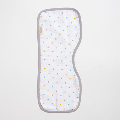 Aariro Organic Cotton Muslin Burp Cloth & Wash Cloths Combo Set-Follow The Rainbow-For Infants