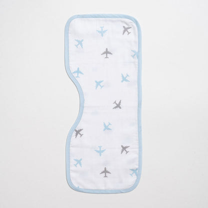 Aariro Organic Cotton Muslin Burp Cloth & Wash Cloths Combo Set-Dream Big-For Infants