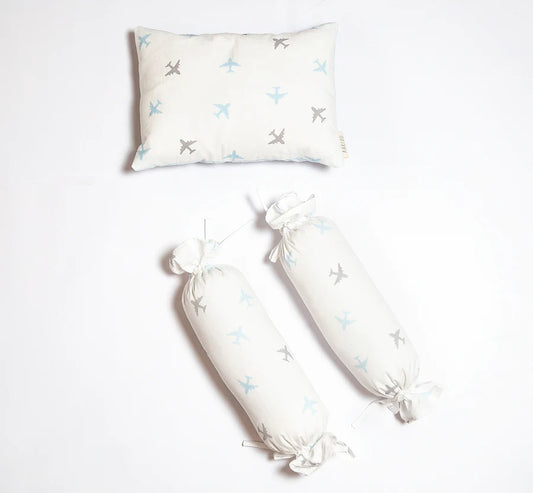 Aariro Pillow & Bolster-Dream Big-Organic Cotton-Pack of 3-For Infants