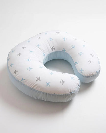 Aariro Organic Cotton Nursing Pillow-100% Cotton Cover-Dream Big-For Nursing