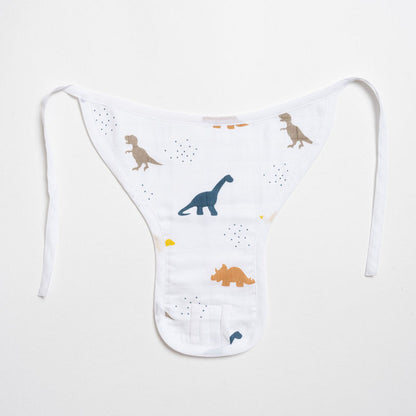 Aariro Little Dino Cloth Nappy Combo-100% Organic Cotton-Washable & Reusable-Pack of 2