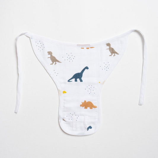 Aariro Little Dino Cloth Nappy Combo-100% Organic Cotton-Washable & Reusable-Pack of 2