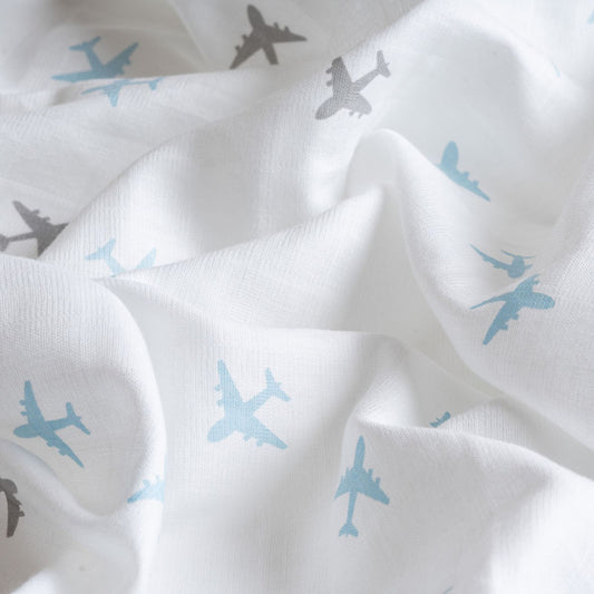 Aariro Muslin Swaddle-Dream Big-Pack of 2-Organic Cotton-Infant Wraps