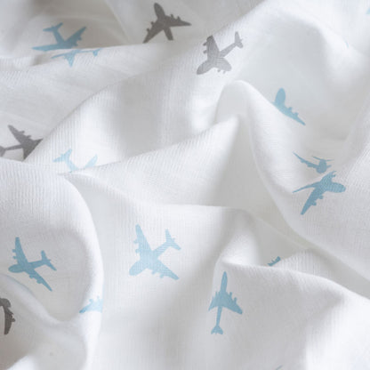 Aariro Muslin Swaddle-Dream Big-Pack of 3-Organic Cotton-Infant Wraps